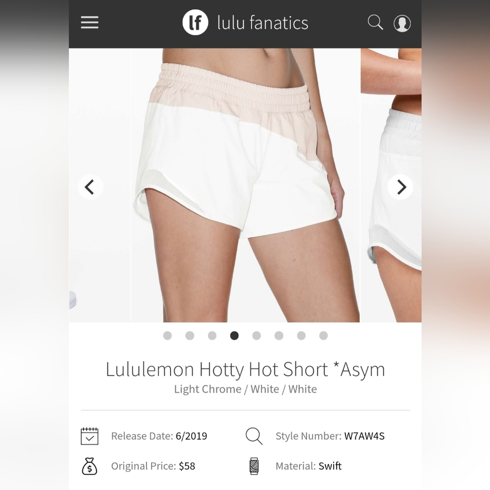 Lululemon Hotty Hot Shorts